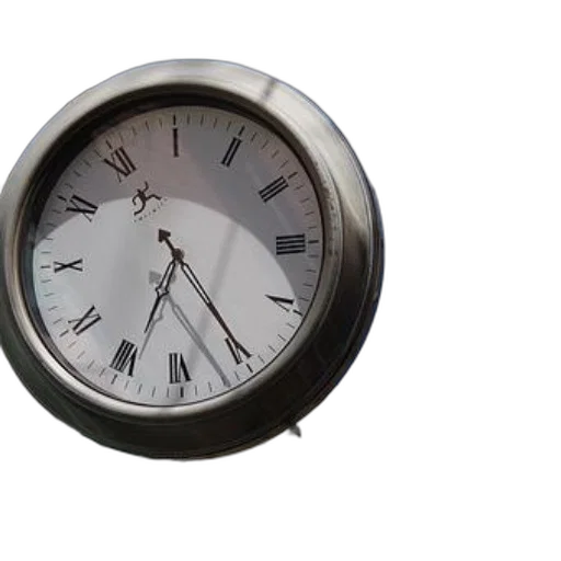 3d render, photorealistic, round, clock transparent PNG cut-out