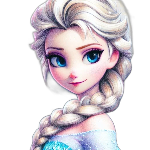 dress, face, crown, fantasy art transparent PNG cut-out
