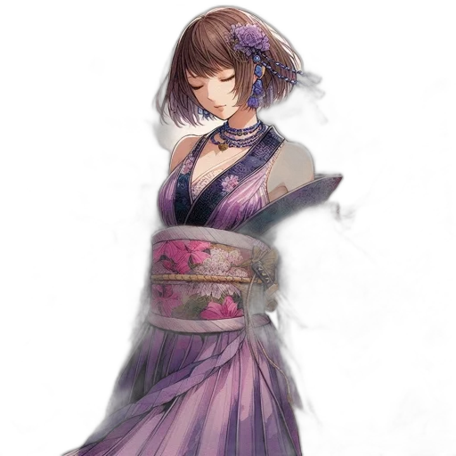 dress, jewelry, staff, crown transparent PNG cut-out