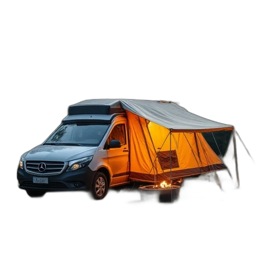 car, umbrella, 3d render, photorealistic transparent PNG cut-out