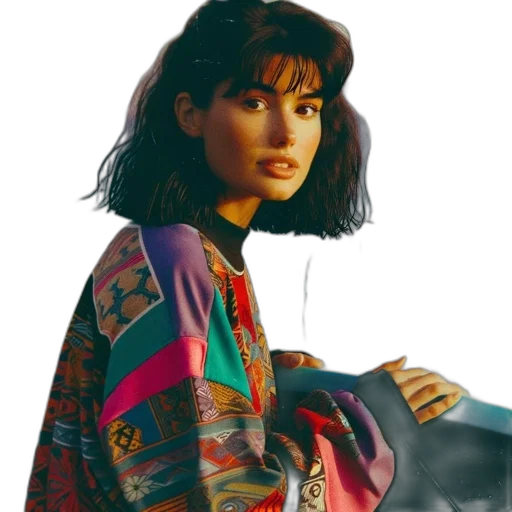 jacket, dress, face, jewelry transparent PNG cut-out