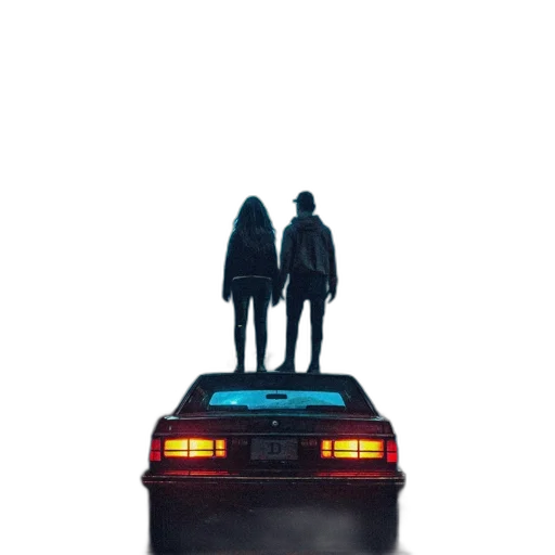 car, jacket, concept art, cyberpunk transparent PNG cut-out