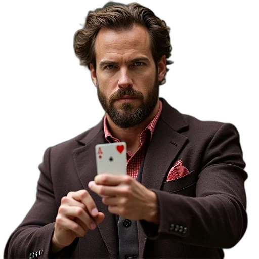 jacket, face, staff, hair transparent PNG cut-out
