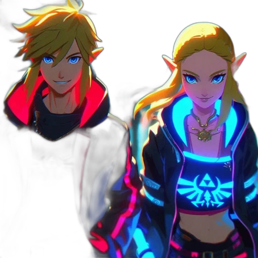 jacket, concept art, cyberpunk, pixel art transparent PNG cut-out