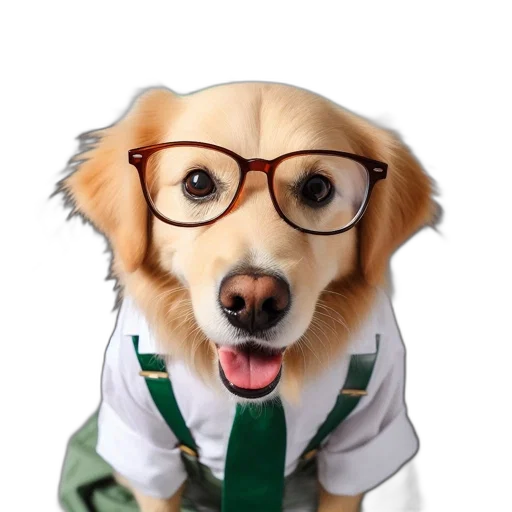 staff, animal, photorealistic, cartoon transparent PNG cut-out