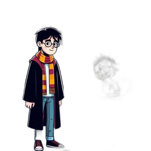 jacket, staff, creature, concept art transparent PNG cut-out
