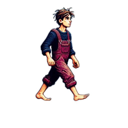 staff, food, robot, creature transparent PNG cut-out