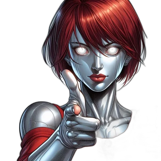 robot, comic book art, concept art, fantasy art transparent PNG cut-out