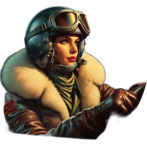 jacket, staff, hat, face transparent PNG cut-out