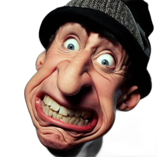 face, hat, mask, staff transparent PNG cut-out