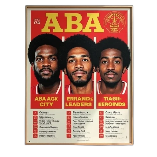 vintage-style, poster, featuring, three transparent PNG cut-out