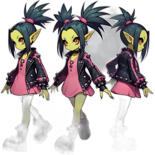 jacket, creature, concept art, 3d render transparent PNG cut-out
