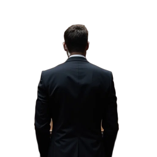 jacket, staff, face, dress transparent PNG cut-out