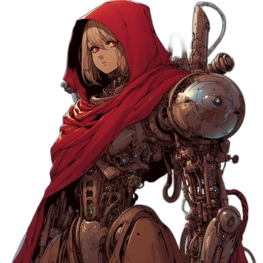 weapon, robot, staff, concept art transparent PNG cut-out