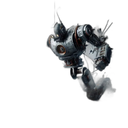 robot, weapon, dragon, creature transparent PNG cut-out