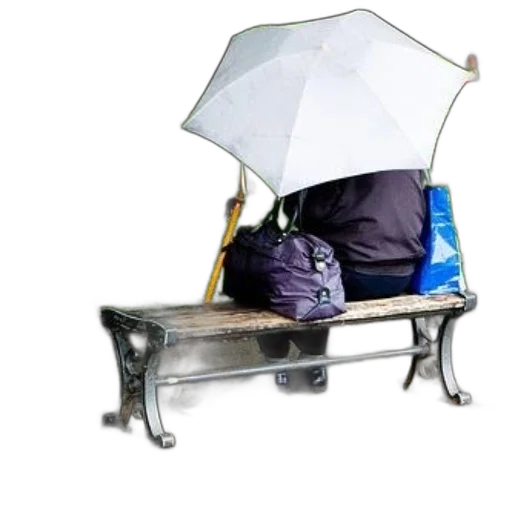 umbrella, furniture, staff, jacket transparent PNG cut-out