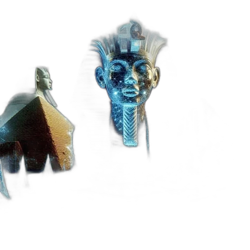 jewelry, crown, mask, 3d render transparent PNG cut-out
