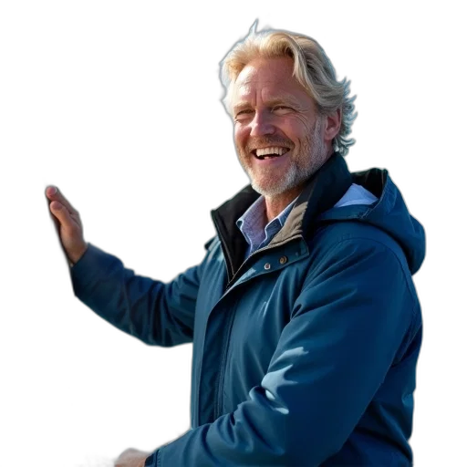 jacket, staff, face, animal transparent PNG cut-out