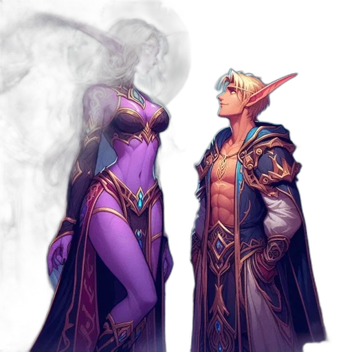 fantasy art, concept art, pixel art, comic book art transparent PNG cut-out