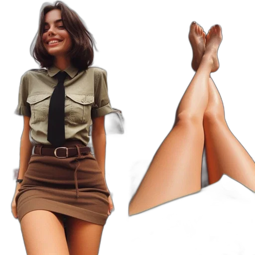 dress, jacket, shoes, concept art transparent PNG cut-out