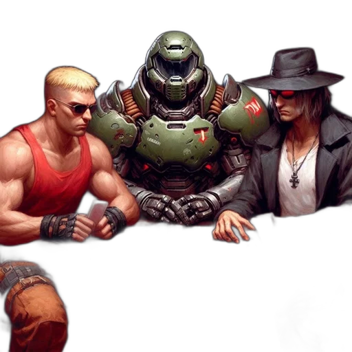 robot, hat, concept art, comic book art transparent PNG cut-out
