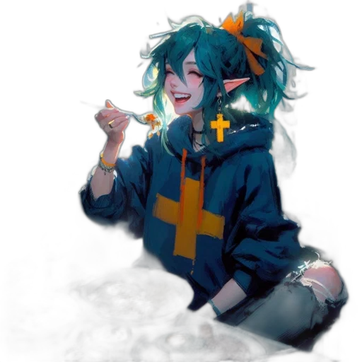 staff, jacket, weapon, jewelry transparent PNG cut-out