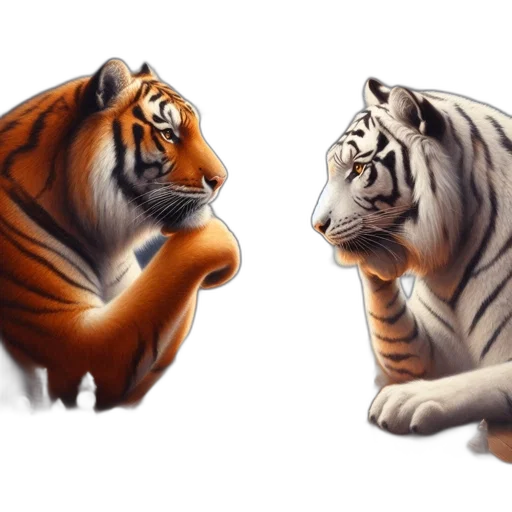 animal, photorealistic, concept art, 3d render transparent PNG cut-out