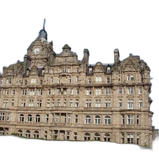 building, crown, staff, city street transparent PNG cut-out