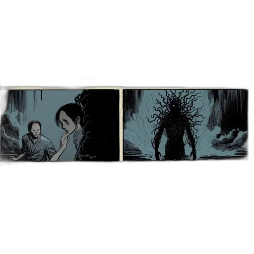 creature, comic book art, concept art, underwater transparent PNG cut-out