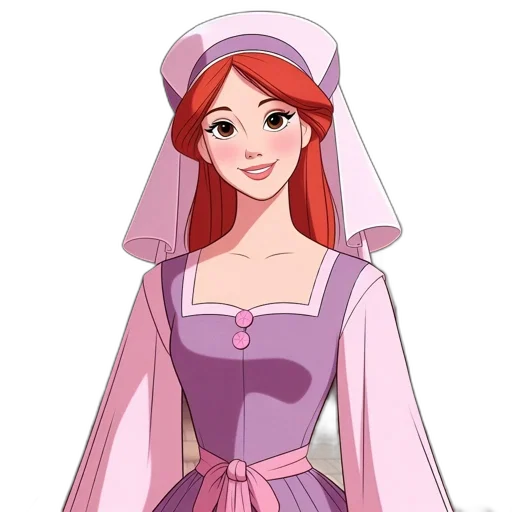dress, crown, jewelry, cartoon transparent PNG cut-out