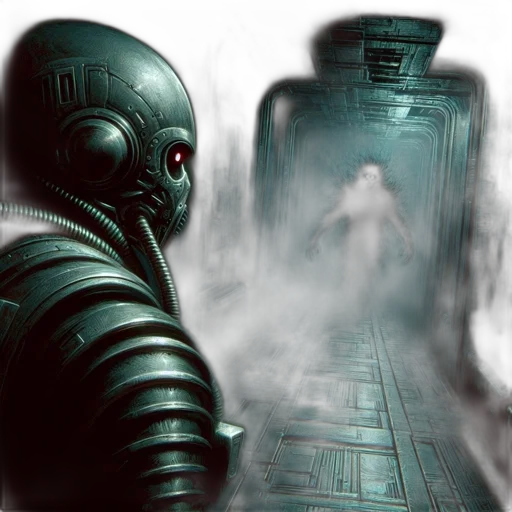 robot, creature, concept art, cyberpunk transparent PNG cut-out