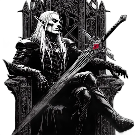sword, staff, comic book art, concept art transparent PNG cut-out