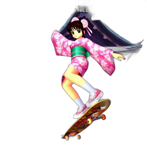 vaporwave, concept art, anime, 3d render transparent PNG cut-out