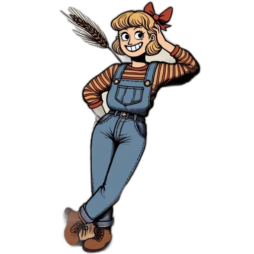staff, jacket, robot, cartoon transparent PNG cut-out