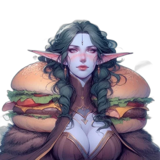food, creature, fantasy art, concept art transparent PNG cut-out