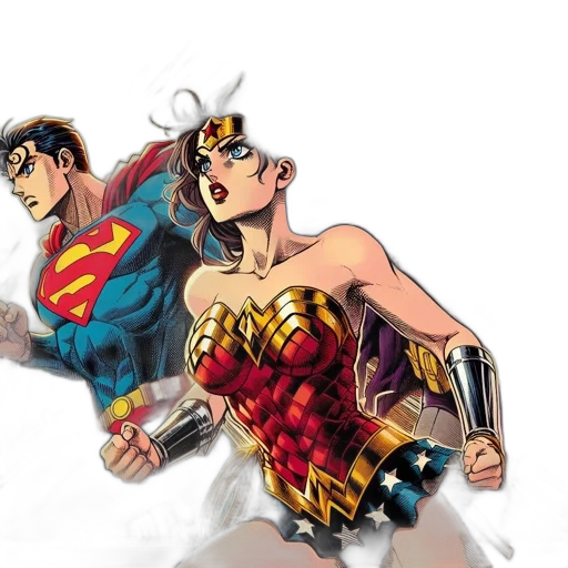 comic book art, concept art, watercolor, fantasy art transparent PNG cut-out