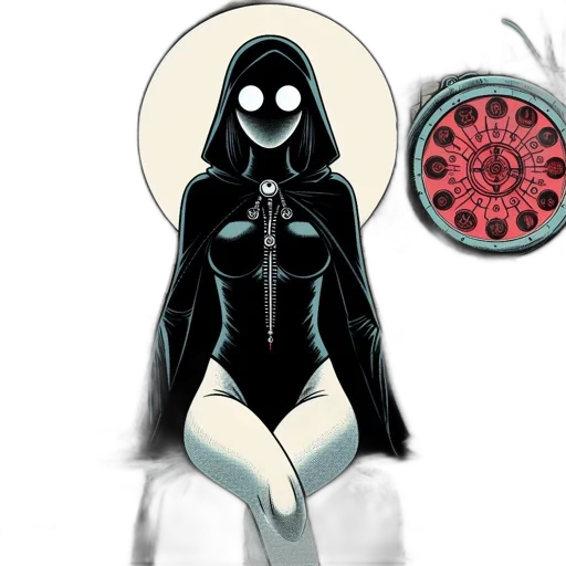 comic book art, concept art, cartoon, fantasy art transparent PNG cut-out