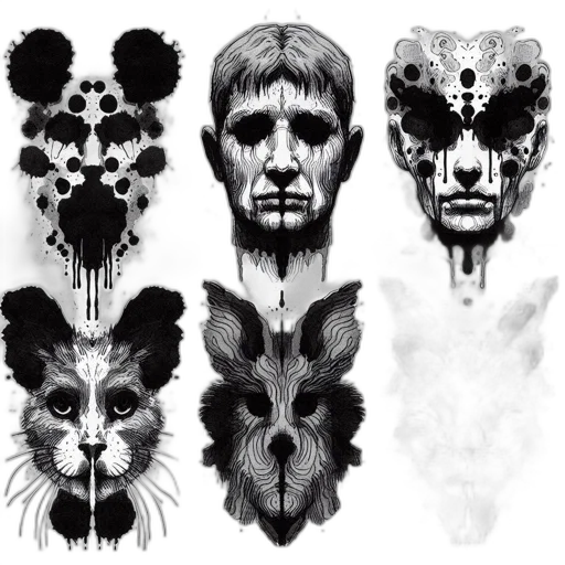mask, face, concept art, fantasy art transparent PNG cut-out