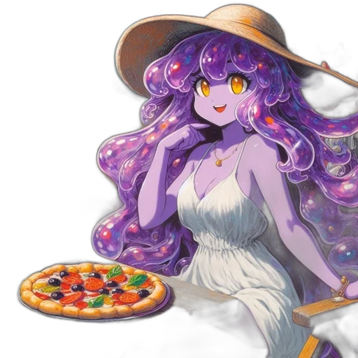 food, dress, hat, watercolor transparent PNG cut-out