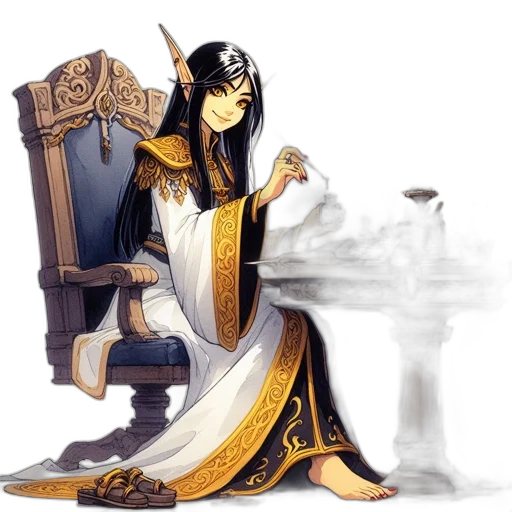 crown, staff, sword, dragon transparent PNG cut-out