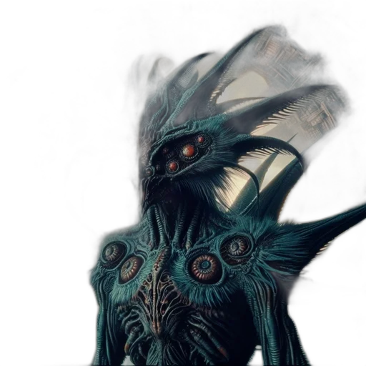 mask, creature, dragon, robot transparent PNG cut-out