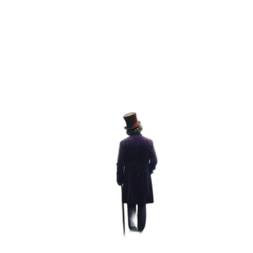 hat, staff, umbrella, jacket transparent PNG cut-out