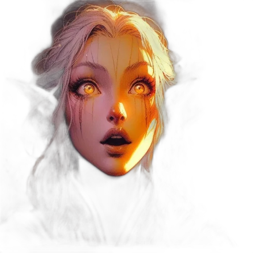 face, mask, staff, dragon transparent PNG cut-out