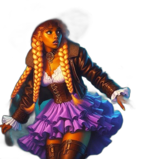 dress, jacket, concept art, 3d render transparent PNG cut-out