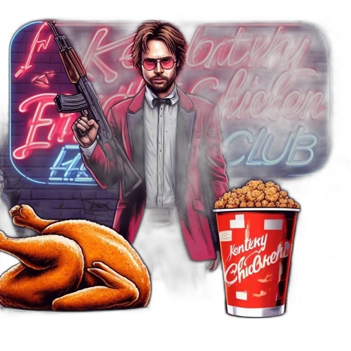jacket, pixel art, concept art, comic book art transparent PNG cut-out