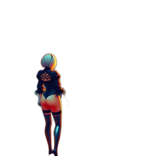 dress, jacket, robot, creature transparent PNG cut-out