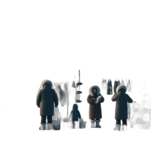 robot, staff, umbrella, concept art transparent PNG cut-out