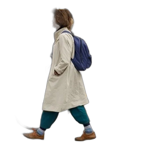 jacket, staff, concept art, 3d render transparent PNG cut-out