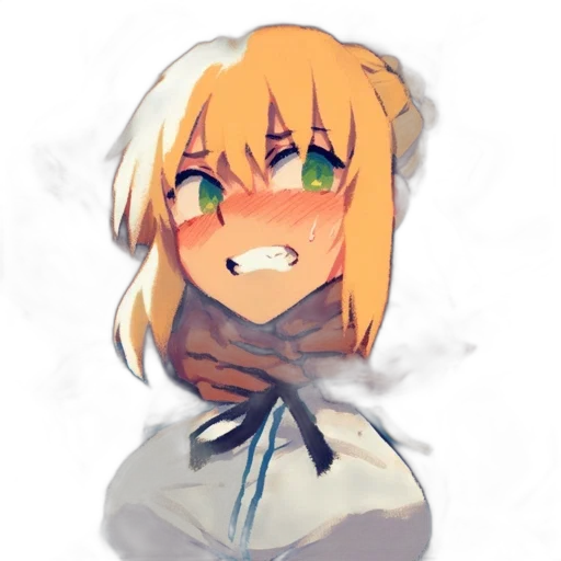 face, mask, jacket, staff transparent PNG cut-out