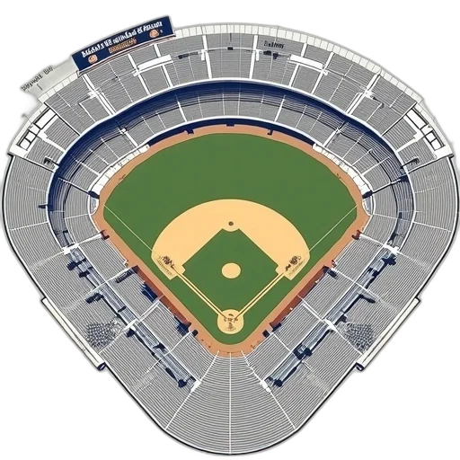 yankee, field, seating, map transparent PNG cut-out